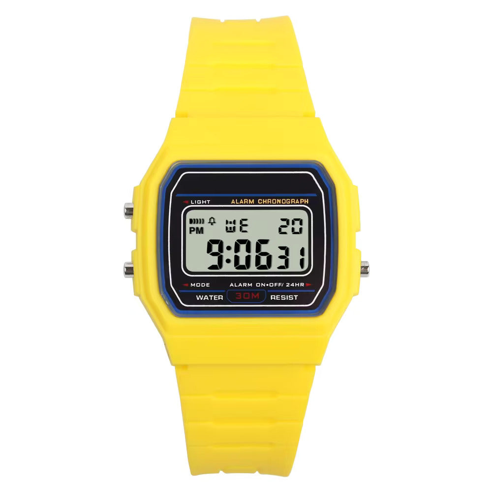 Orologio da polso digitale unisex, sportivo, casual, impermeabile fino a 30 m, Vintage