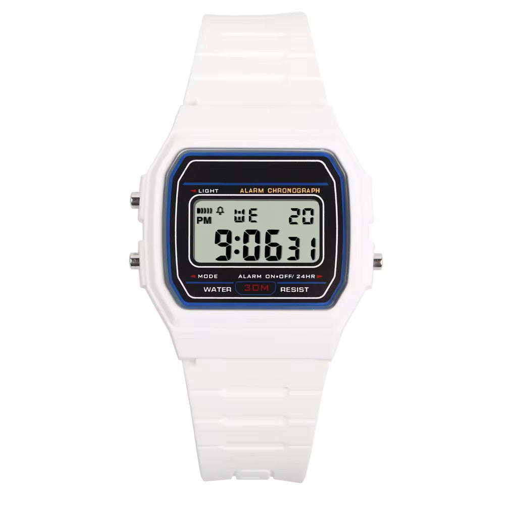 Orologio da polso digitale unisex, sportivo, casual, impermeabile fino a 30 m, Vintage